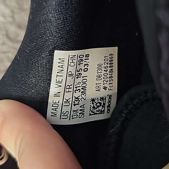 Adidas Kids Cloudfoam Racer Running Shoes Size 13 1/2 - Picture 6 of 6